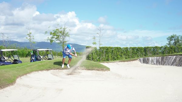 Aquella Golf amp Country Club 1 person golfing golf cart and golf course
