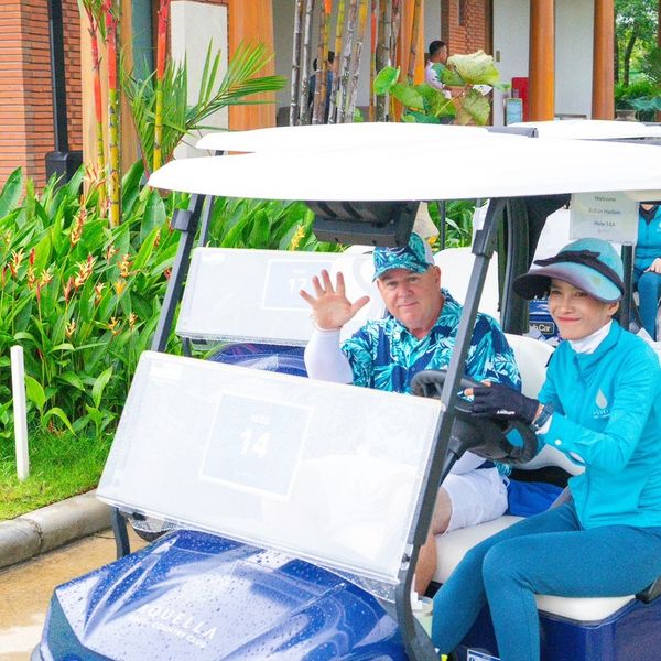 Aquella Golf amp Country Club 3 people people golfing golf cart and Welcome