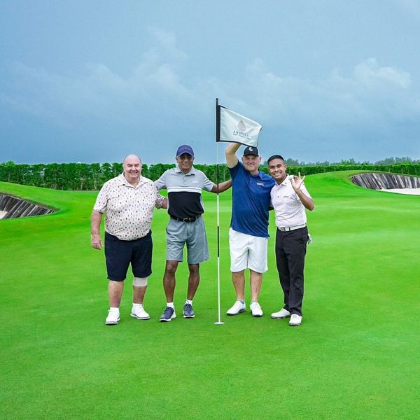 Aquella Golf amp Country Club 4 people people golfing golf cart golf course and text