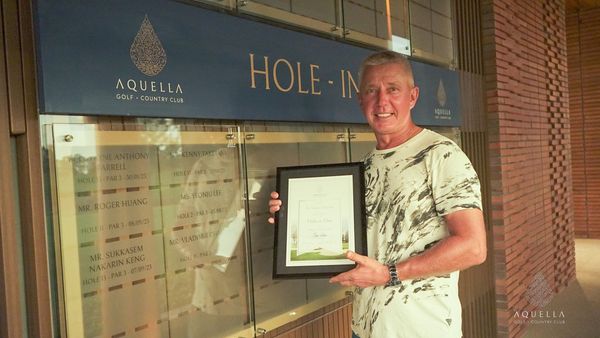 Aquella Golf amp Country Club nbsp 1 person golfing and text