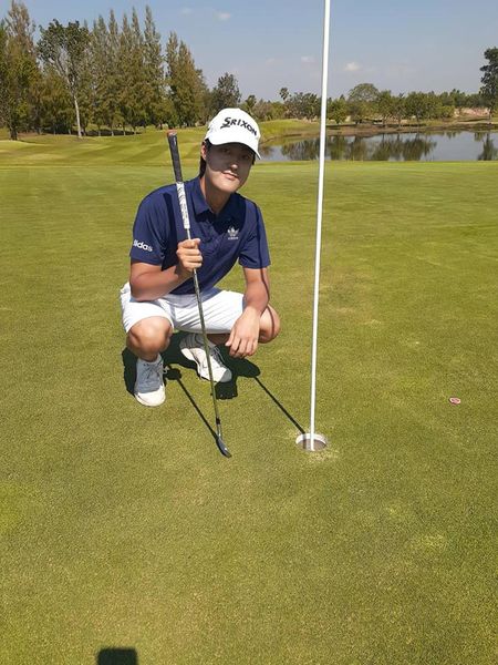 Dancoon Golf Club 1 person playing a sport golf course and grass