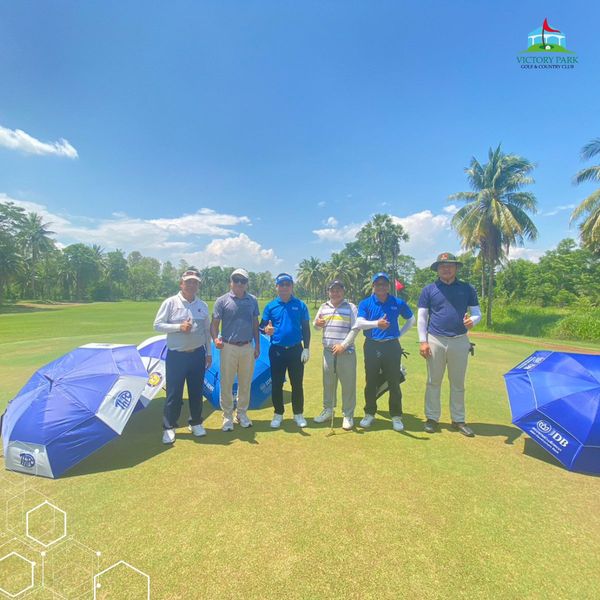 Victory Park Golf amp Country Club 6 people people golfing golf cart golf course and text